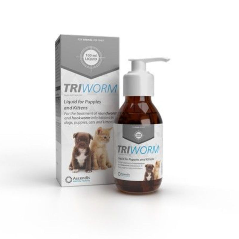 Triworm Liquid for Puppies & Kittens 100ml