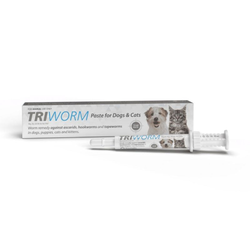 Triworm Dog & Cat Deworming Paste 15ml
