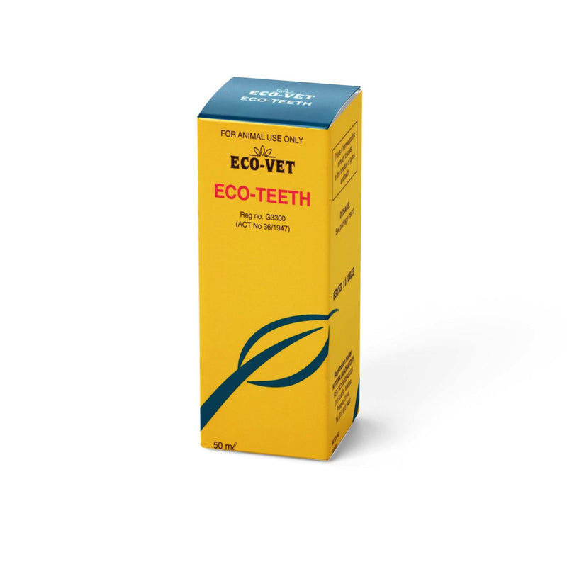 EcoVet Eco-Teeth 50ml Natural Dental & Gum Support for Pets