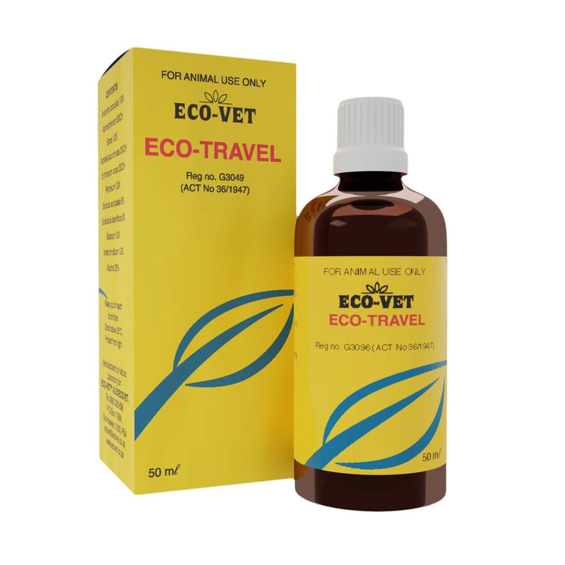 EcoVet Eco-Travel 50ml Natural Travel Sickness & Stress Relief
