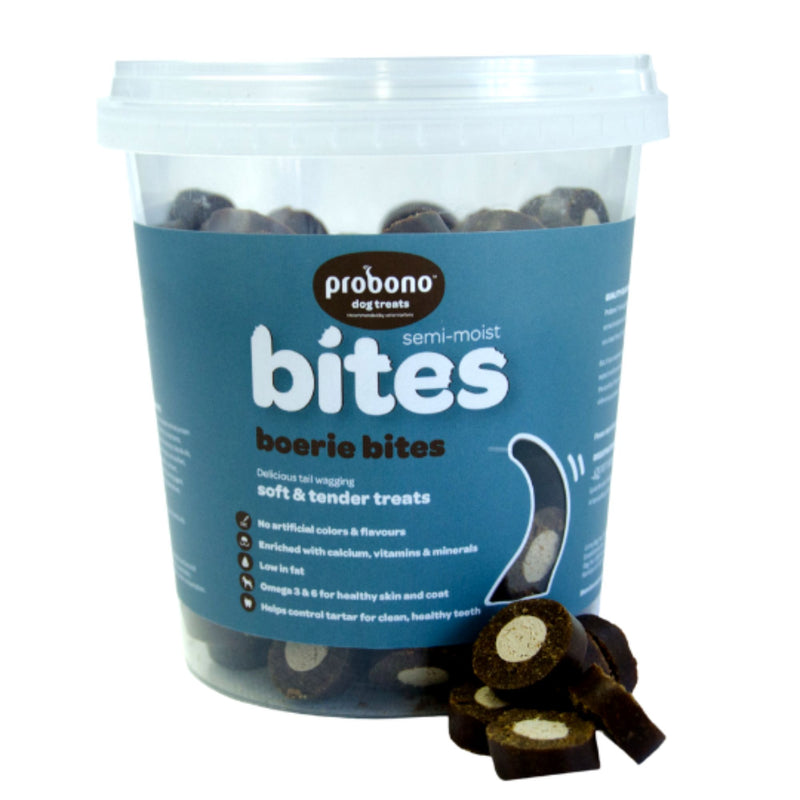 Probono Semi-Moist Boerie Bites Dog Treats