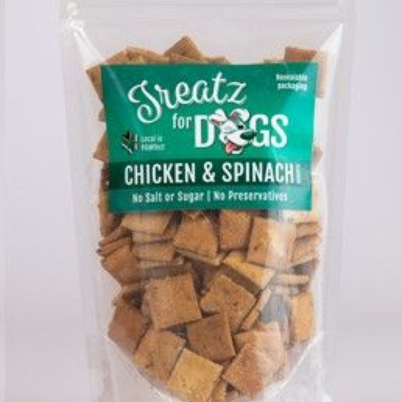Treatz 4 Dogs – Chicken & Spinach Treats
