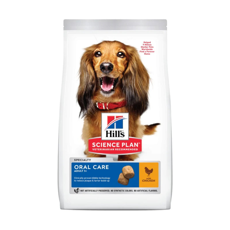 Hill's Science Plan Canine Adult Oral Care Medium Chicken Dog Food 2kg