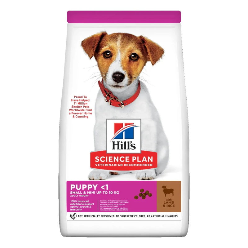 Hill's Science Plan Canine Puppy Small & Mini Lamb & Rice Food