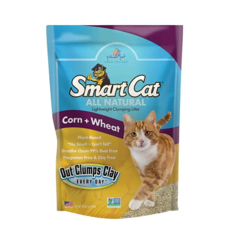 SmartCat All Natural Clumping Litter - Corn and Wheat