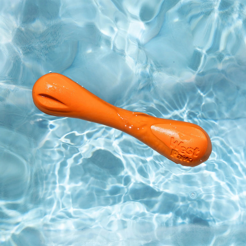West Paw Hurley Bone Durable Dog Chew & Fetch Toy