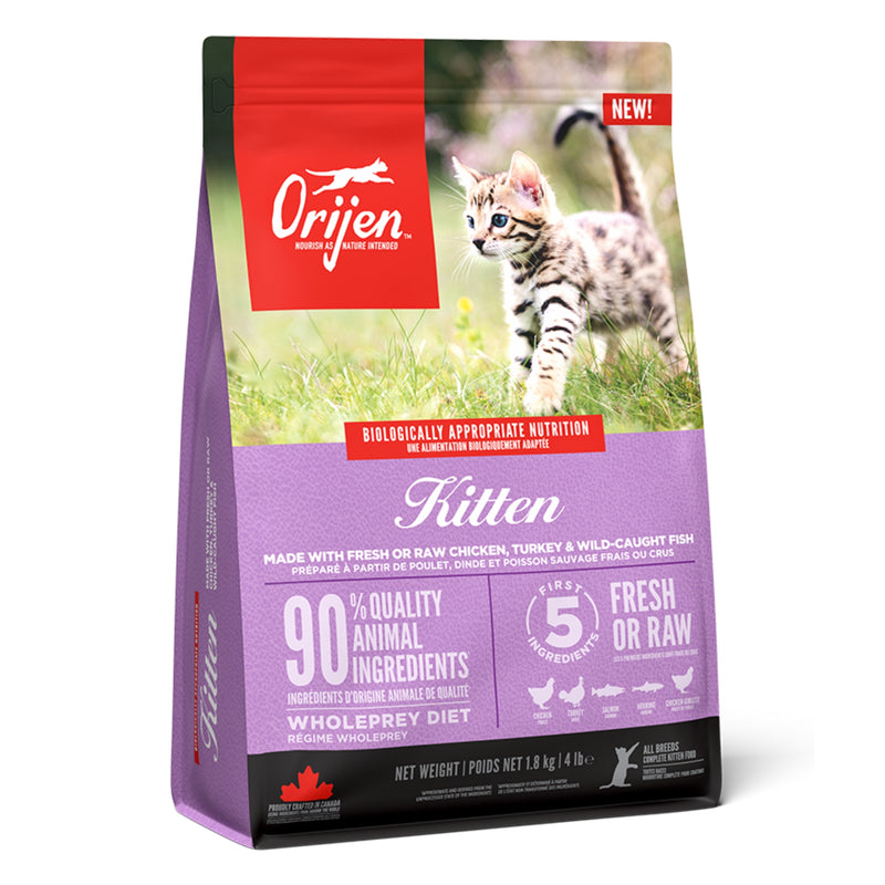 ORIJEN™ Kitten Dry Food – Chicken, Turkey & Fish
