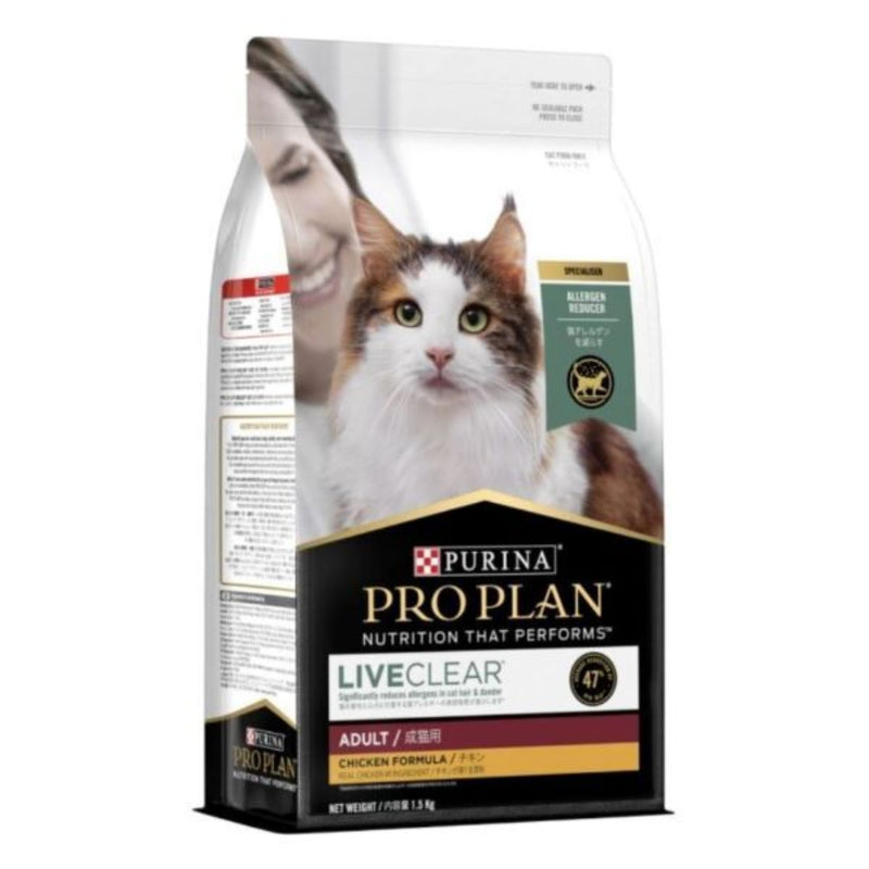 Purina Pro Plan Adult LiveClear Chicken Formula Dry Cat Food