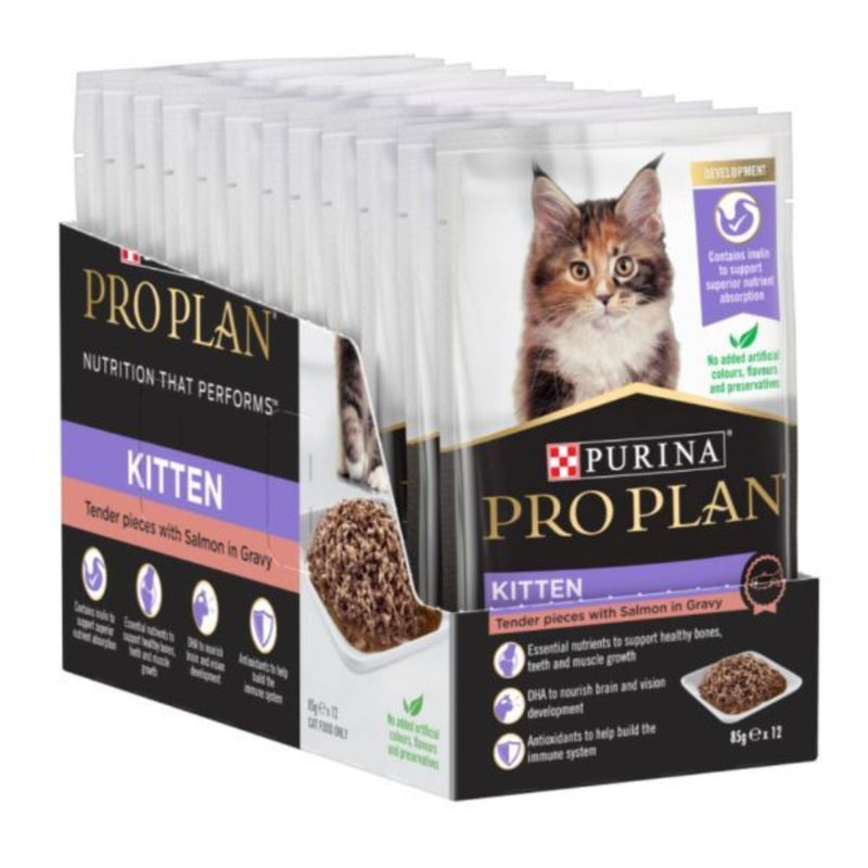 Purina Pro Plan Kitten Salmon in Gravy Wet Cat Food