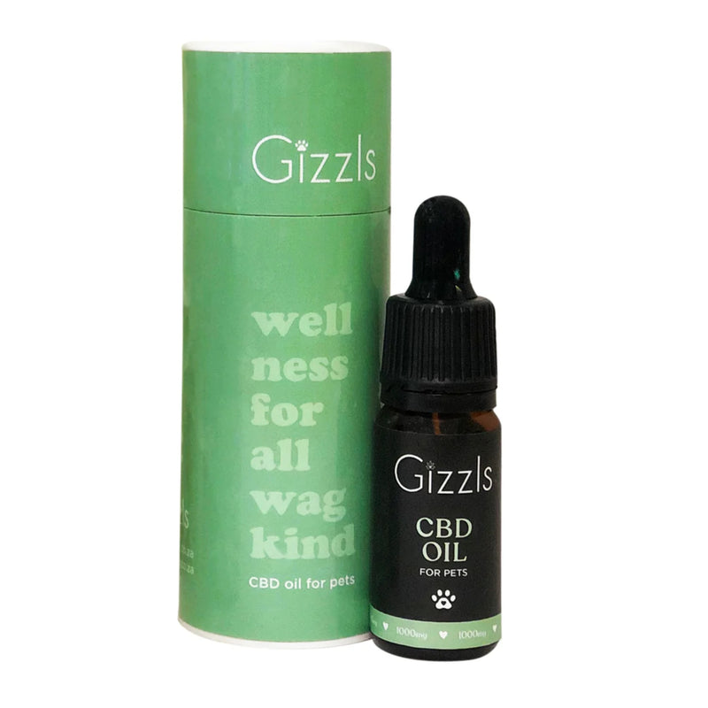 Gizzls Full-Spectrum 1000mg CBD Oil for Dogs and Cats – 10ml