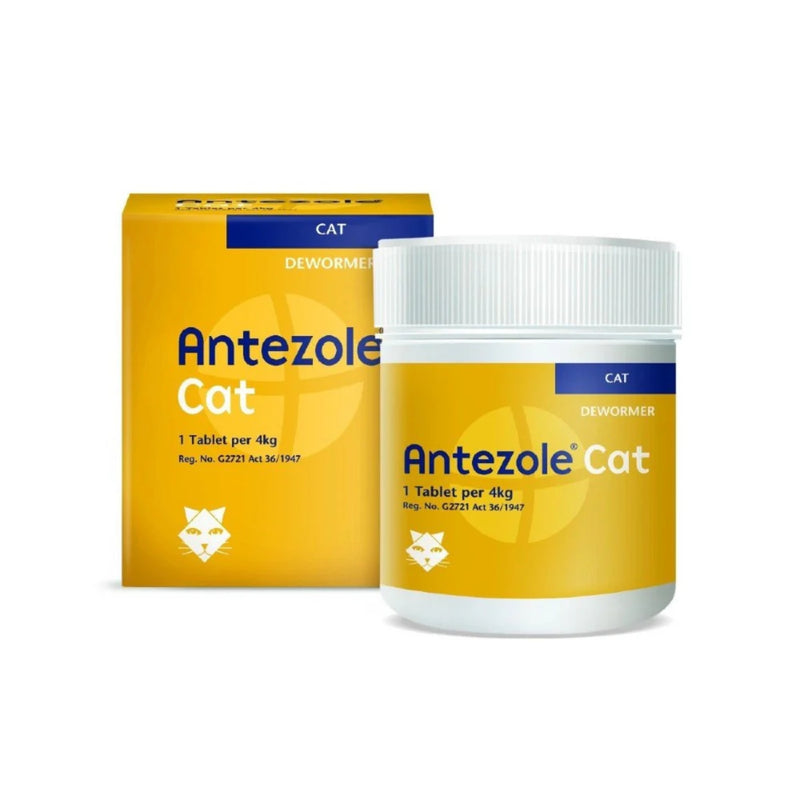 Antezole Deworming Tablets for Cats (20 Tablets) – Broad-Spectrum Parasite Control