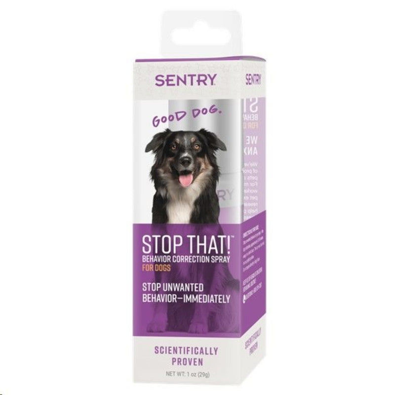Sentry Stop That! Noise & Pheromone Spray for Dogs 29g