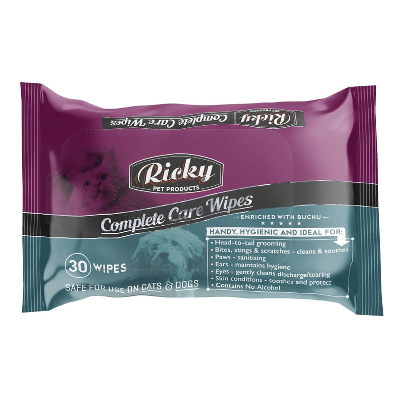 Ricky Litchfield Complete Care Antibacterial Wipes – Pack of 30