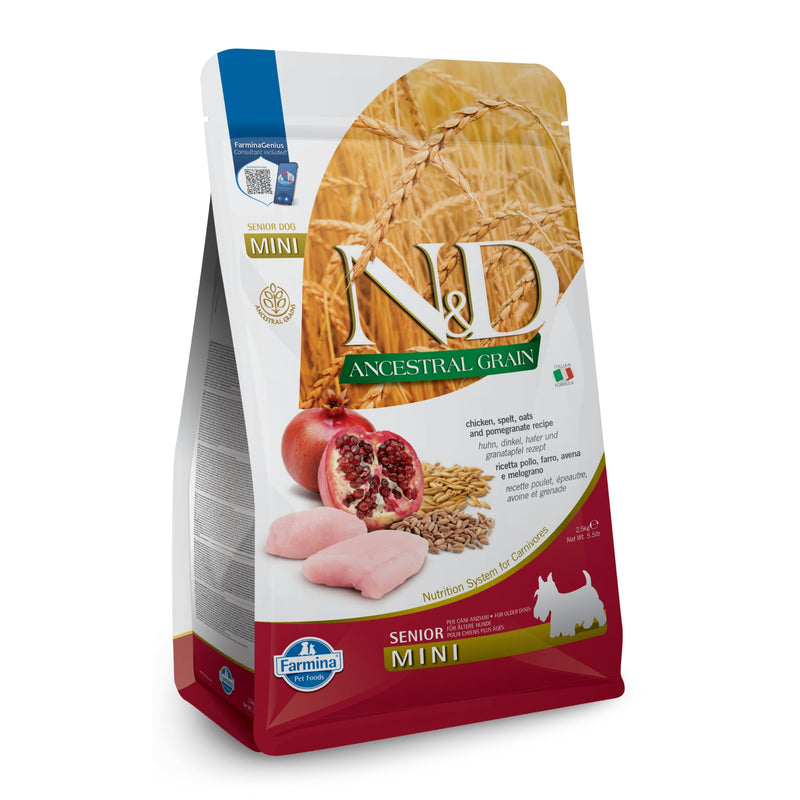 Farmina N&D Ancestral Grain Italian Chicken & Pomegranate Adult Mini Breed
