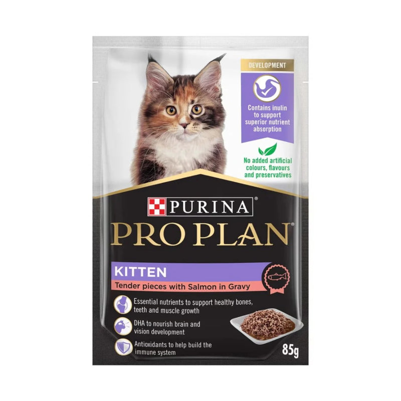 Purina Pro Plan Kitten Salmon in Gravy Wet Cat Food