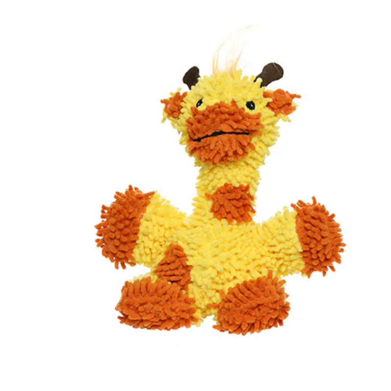 Mighty Microfiber Ball Giraffe Durable Plush Dog Toy
