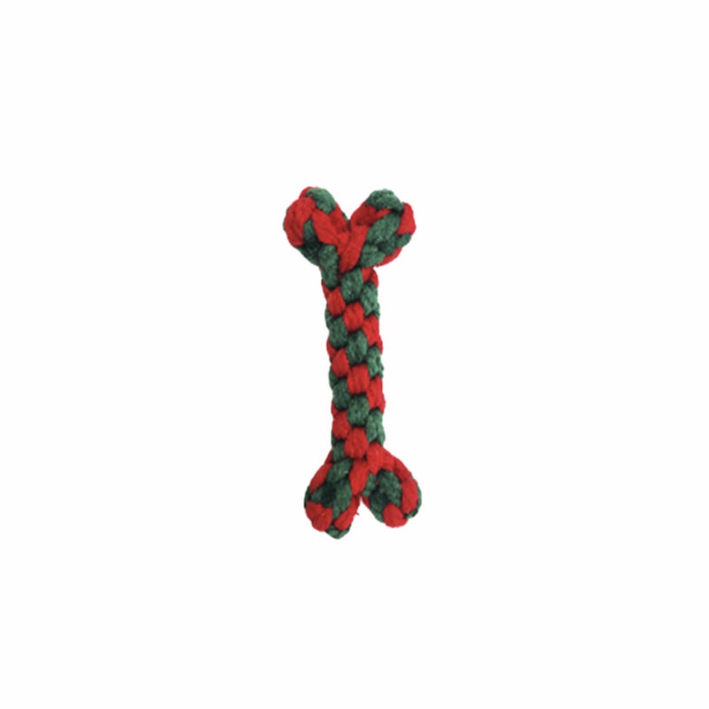 Zugo Festive Bone Rope Dog Toy