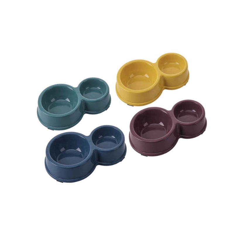 Zugo Vivid Double Round Pet Bowl