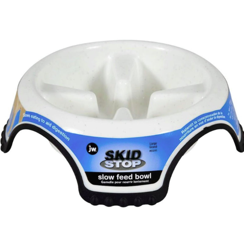 JW Pet Skid Stop Slow Feed Bowl